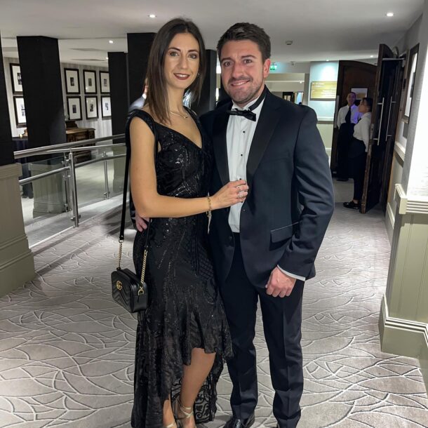 Guenda & Tom, a black tie dinner (a Sutton)